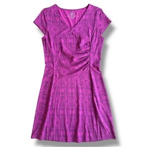 Kühl Pink Verona Dress Ruched Sheath Mini Dress Sz S